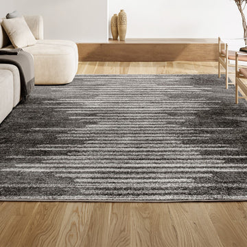 Aya Berber Stripe Geometric Area Rug